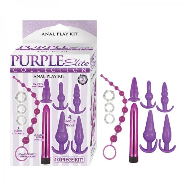 Anal Purple Elite Collection Anal Play Kit Purple Seductucom