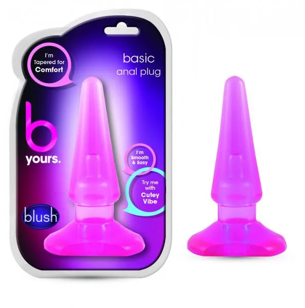 Basic Anal Plug Pink Blush Anal Basic Anal Plug Pink Blush Anal