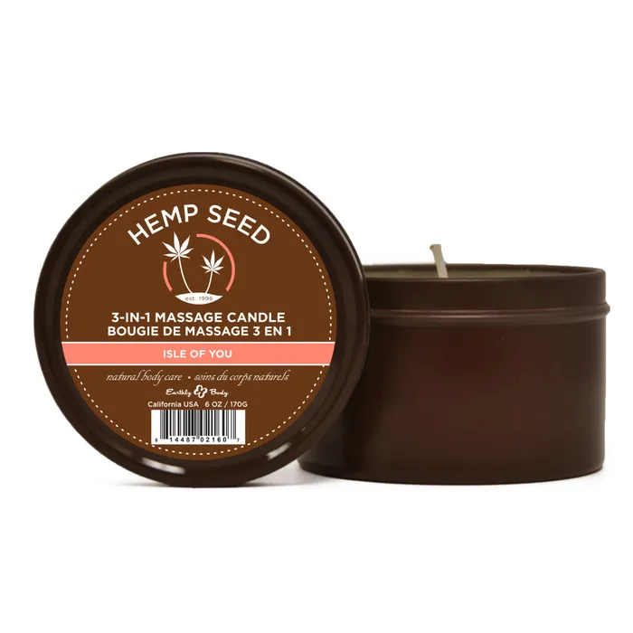 Couples Earthly Body Massage Earthly Body Soy Hemp Massage Candle 6 scent options Couples Earthly Body Massage Earthly Body Soy Hemp Massage Candle 6 scent options