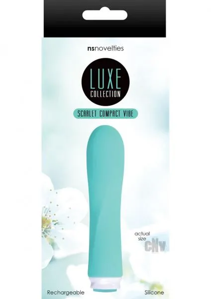 Luxe Compact Vibe Scarlet Green NS Novelties Vibrators Luxe Compact Vibe Scarlet Green NS Novelties Vibrators