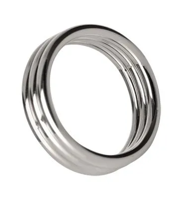 Male Sex Toys Master Series Echo 2 Inch Stainless Steel Triple Cock Ring Male Sex Toys Master Series Echo 2 Inch Stainless Steel Triple Cock Ring