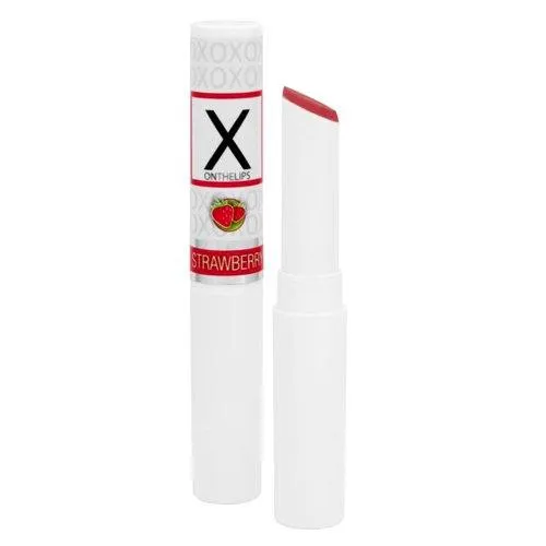 Plesur Company Female Sex Toys Arousal Oral X On the lips Strawberry Buzzing Lip Balm