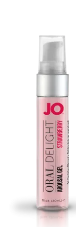 System Jo Vibrators Jo Oral Delight Strawberry 1oz