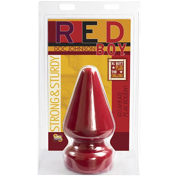 Doc Johnson Anal Red Boy The Challenge XL Butt Plug