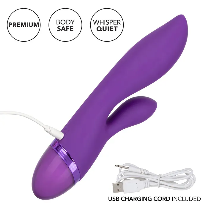 Aura Dual Lover Rechargeable Vibrator California Exotic Female Sex Toys