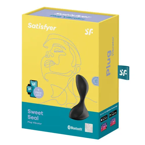 Satisfyer Sweet Seal butt plug with vibration black Satisfyer Anal