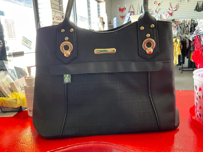 Black handbag with small pouch Up4Drea Female Sex Toys