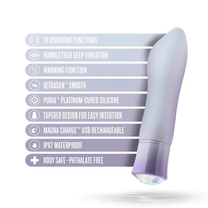 Blush Novelties Female Sex Toys Oh My Gem Opal Revival Warming Vibrator
