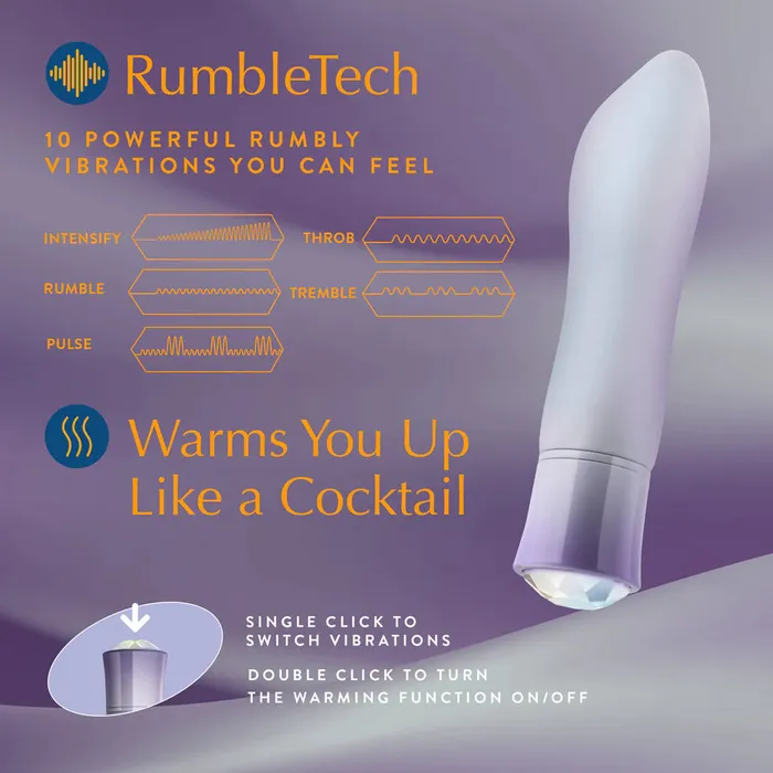 Blush Novelties Female Sex Toys Oh My Gem Opal Revival Warming Vibrator