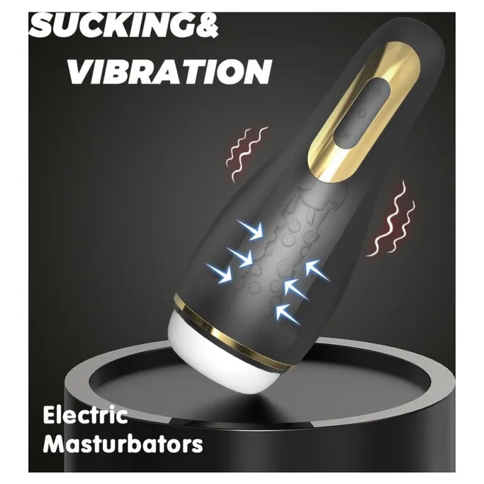 Capas Thrusting and Sucking Auto USB Masturbator SHande Male Sex Toys