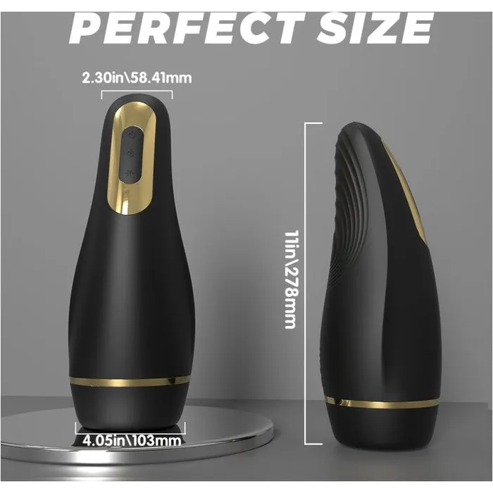 Capas Thrusting and Sucking Auto USB Masturbator SHande Male Sex Toys