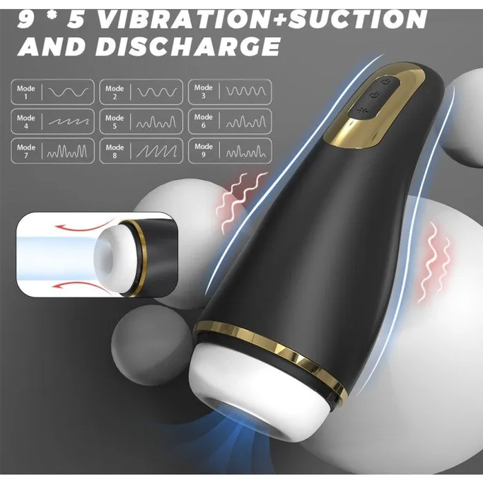 Capas Thrusting and Sucking Auto USB Masturbator SHande Male Sex Toys