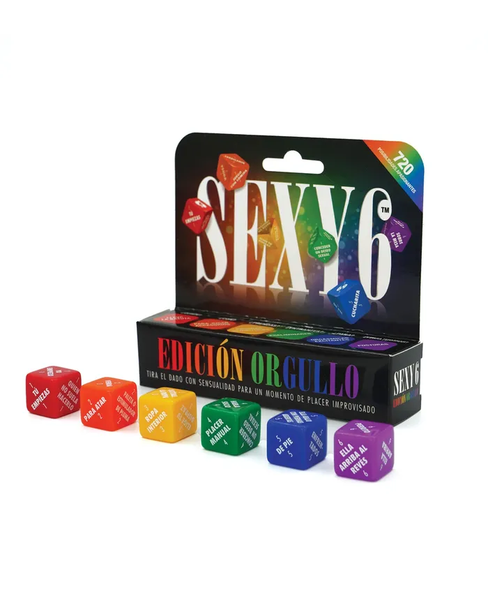 Creative Conceptions Games Sexy 6 Dice Game Pride Edition Spanish Version