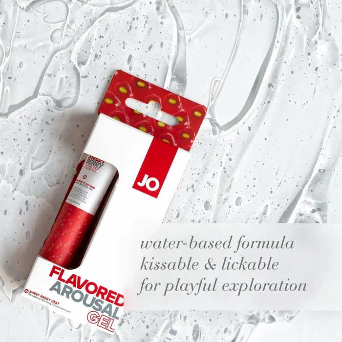 JO Sweet Berry Heat Flavored Warming Arousal Gel JO Enhancers