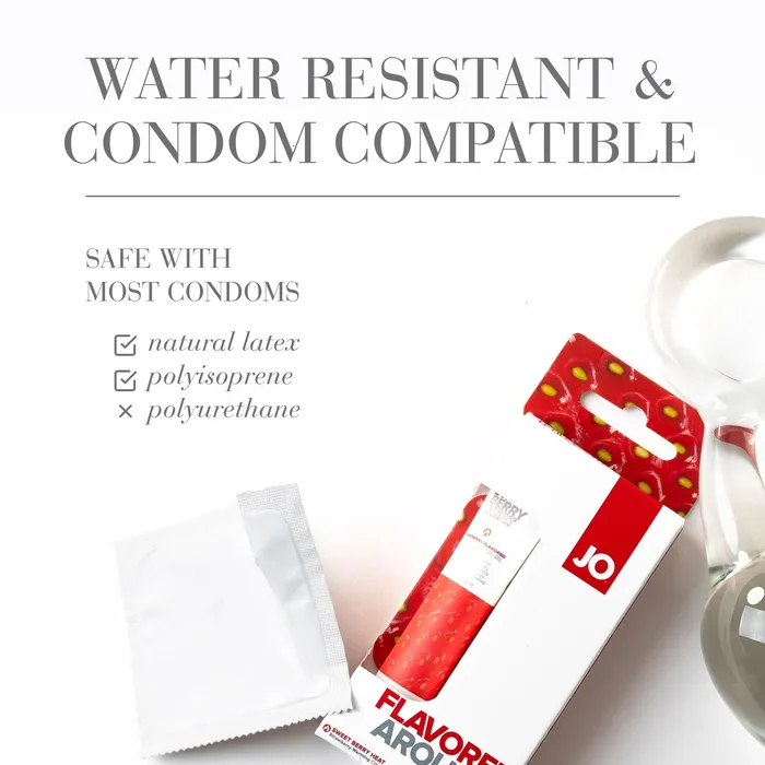 JO Sweet Berry Heat Flavored Warming Arousal Gel JO Enhancers