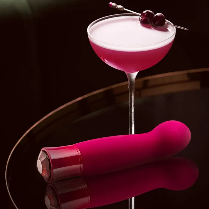 Oh My Gem Garnet Classy Rechargeable Vibrator Blush Novelties Female Sex Toys