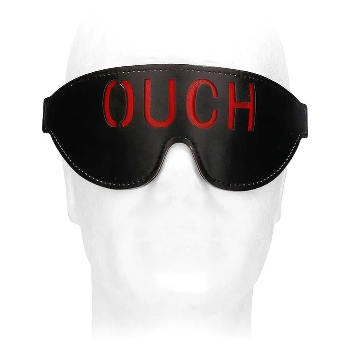 Ouch Black White OUCH Bonded Leather Eye Mask iloveexcitement Couples