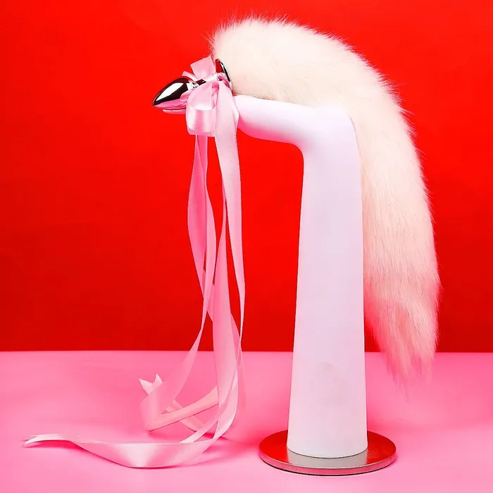 Anal The Kinky Peach Pretty Pink Pet Butt Plug Tail