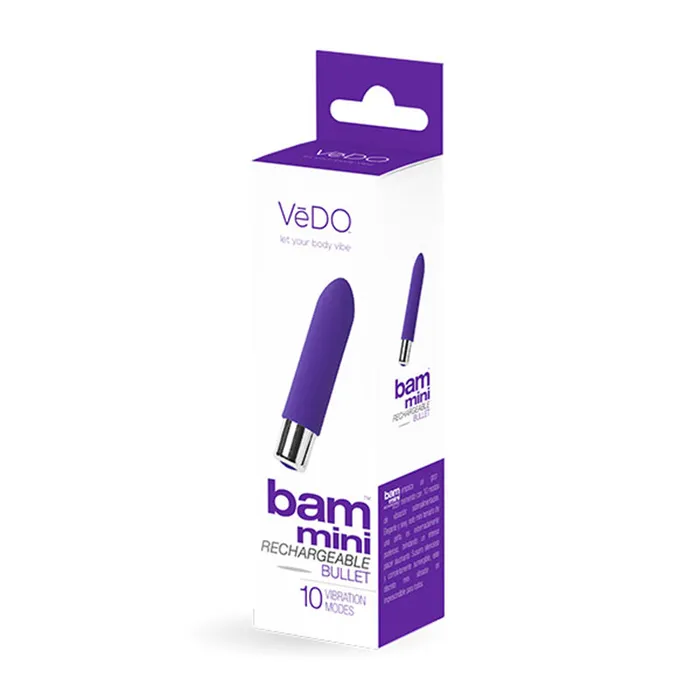 Nalpac VeDO Bam Mini Rechargeable Bullet Vibe Indigo Vibrators