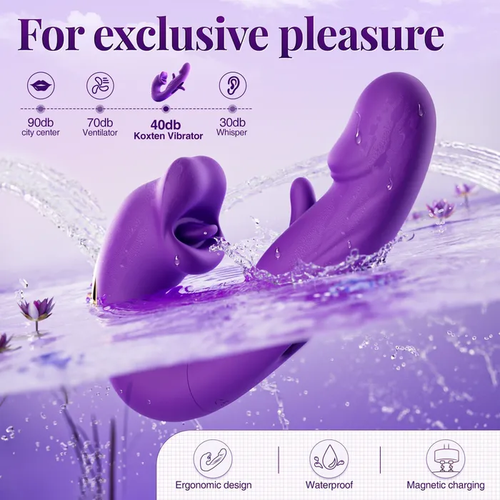 Sohimi Vibrators KOXTEN 2024 New Upgraded Flapping and Licking Suction Sex Toy Vibrator Sohimi Vibrators KOXTEN 2024 New Upgraded Flapping and Licking Suction Sex Toy Vibrator
