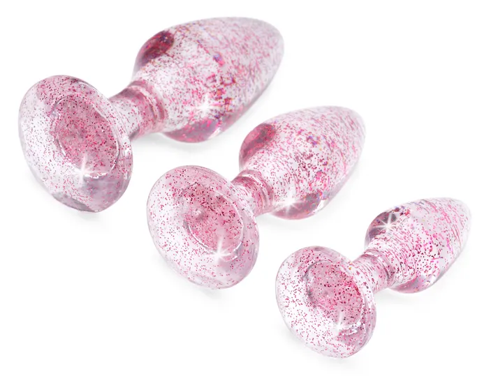 XR Brands Anal Glitter Gem Anal Plug Set