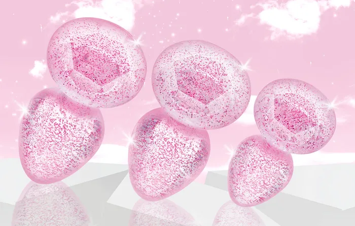 XR Brands Anal Glitter Gem Anal Plug Set
