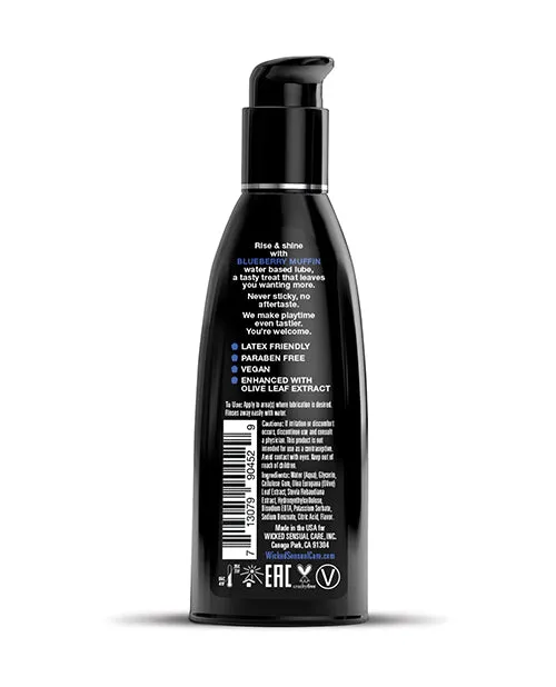 Lubricants Wicked Sensual Care Water Based Lubricant 2 oz Blueberry Muffin Wicked Sensual Care Lubricants Wicked Sensual Care Water Based Lubricant 2 oz Blueberry Muffin Wicked Sensual Care