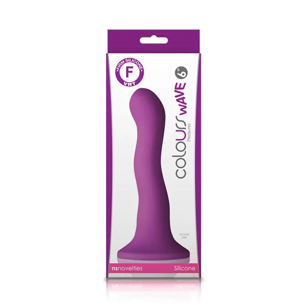 NS Novelties Colours Wave 6 Dildo Purple Dildos