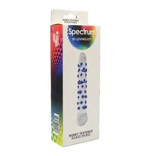 Spectrum Dildos Spectrum Nubby Textured Glass Dildo