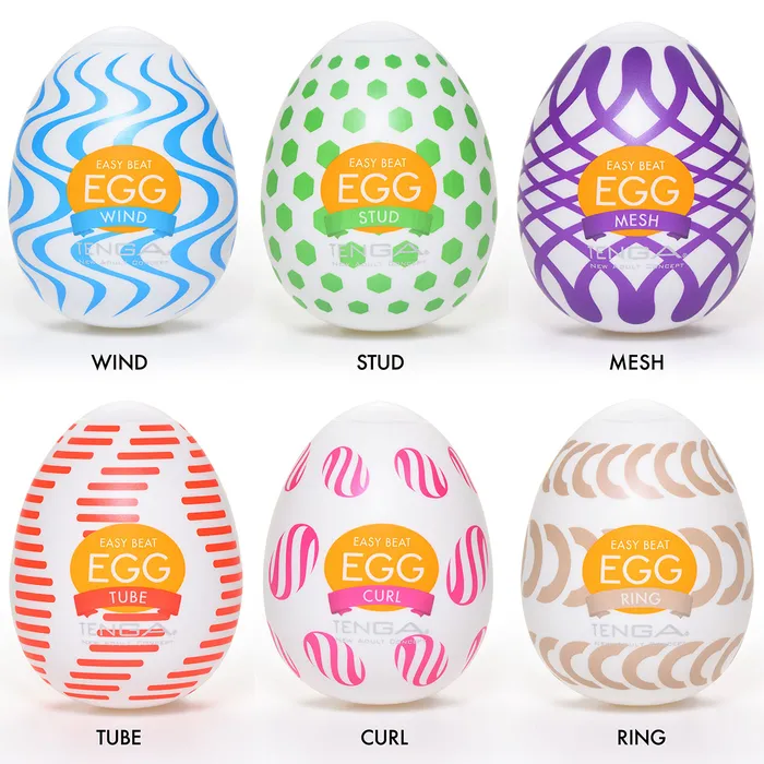 TENGA Easy Beat Egg 6pk Wonder TENGA Female Sex Toys